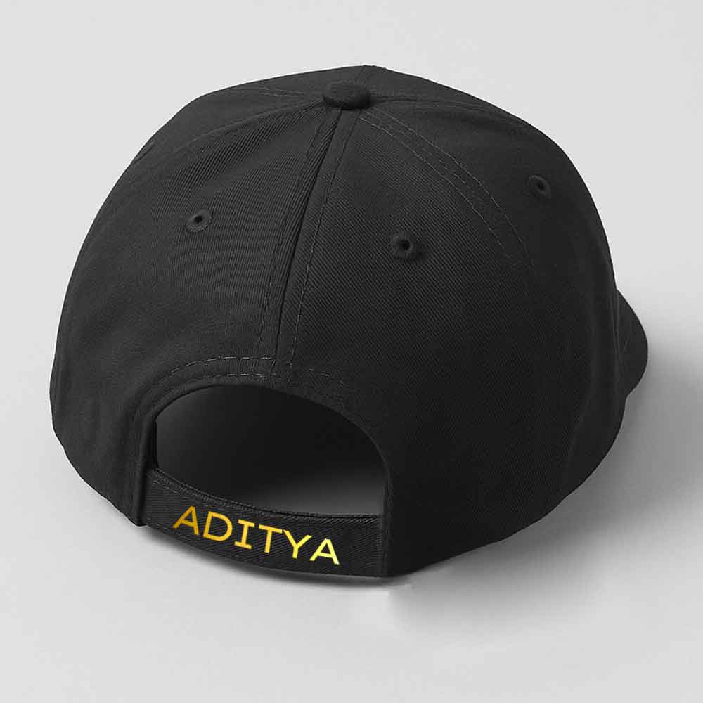 Nutcase Custom Brim Cap for Rappers –  Black Hip Hop Swag Caps - Image 7
