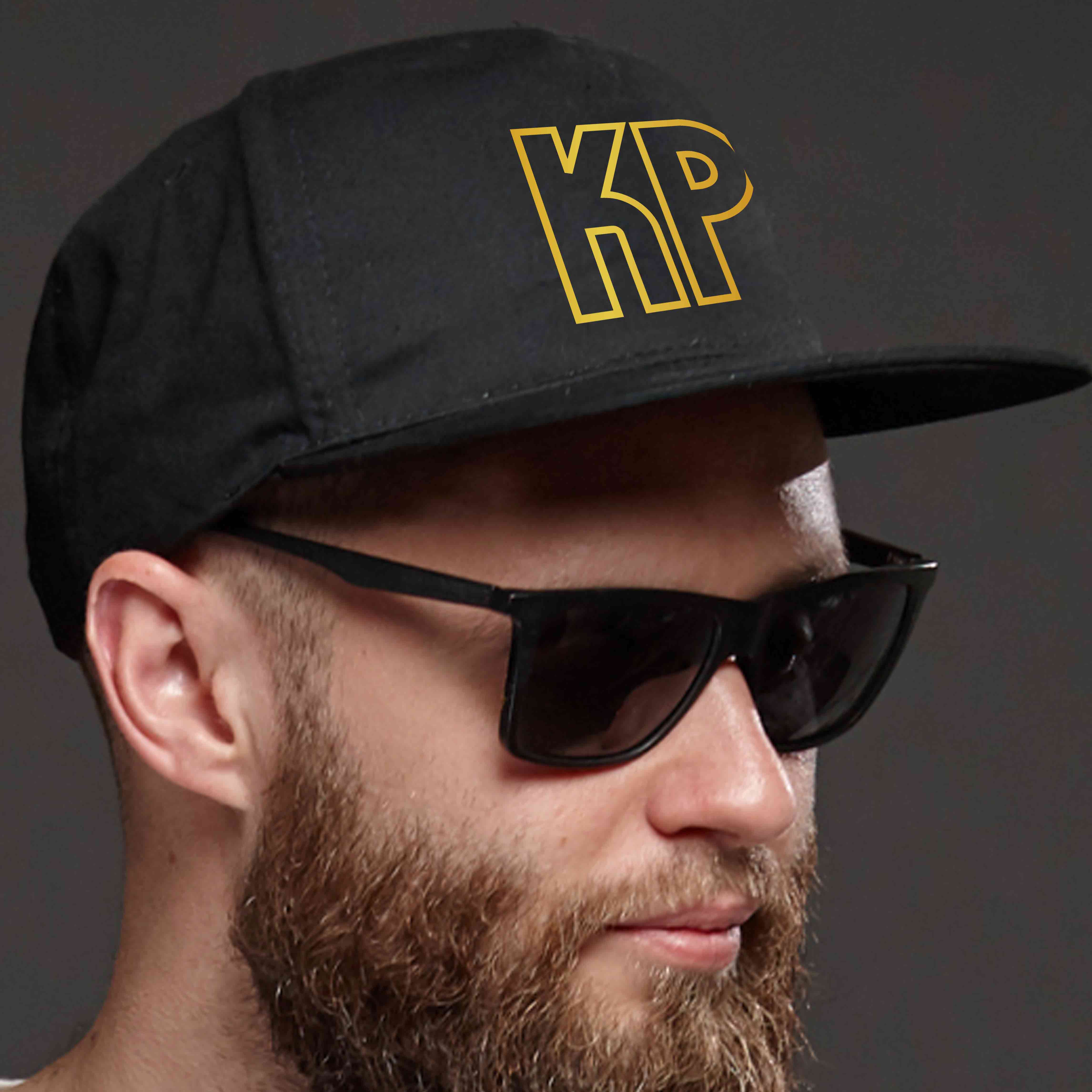 Nutcase Custom Cap with Initial - Black Cap - Image 4
