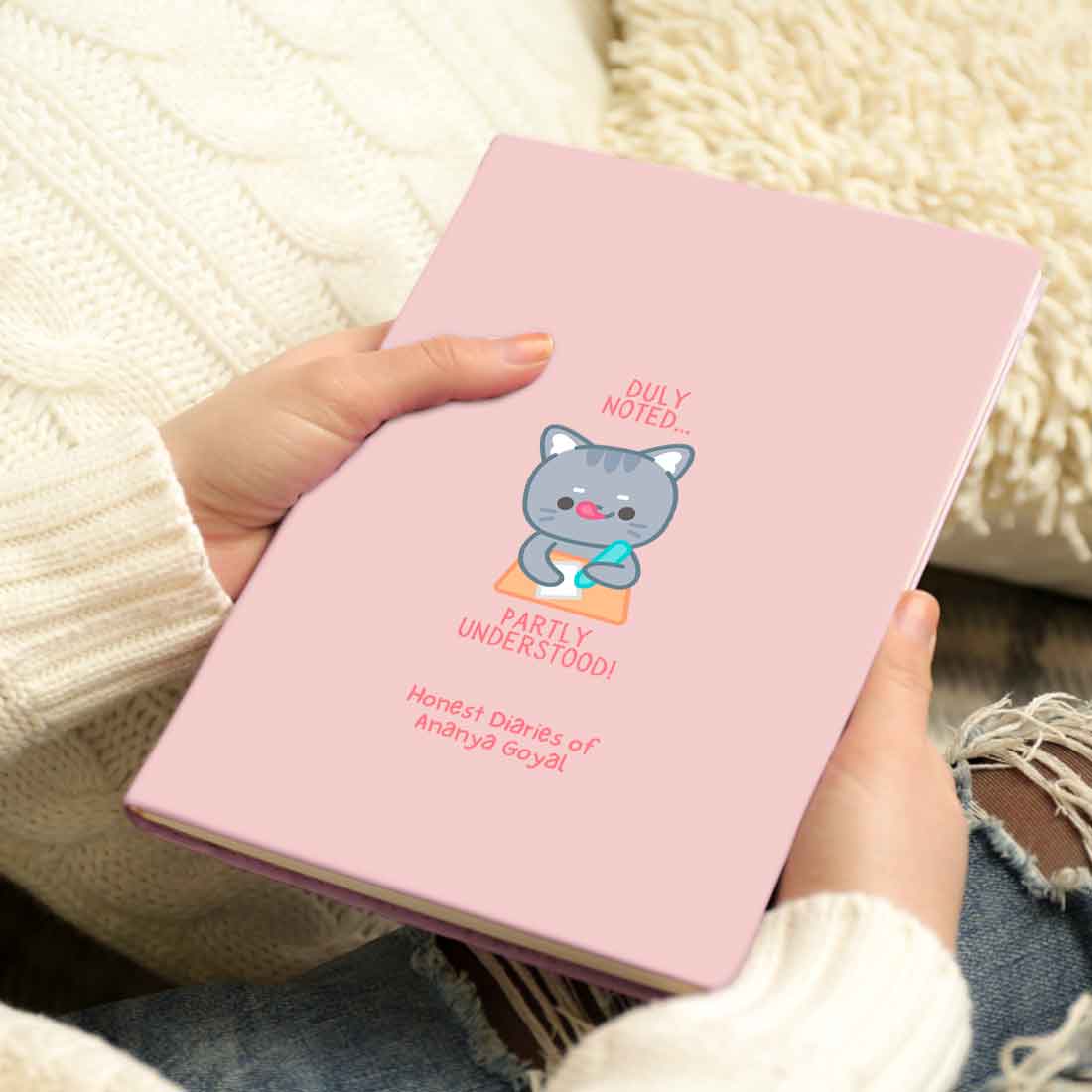 Nutcase Custom Diary with Name - A5 Size Hard Cover Diaries with Calendar & Planner - Image 4