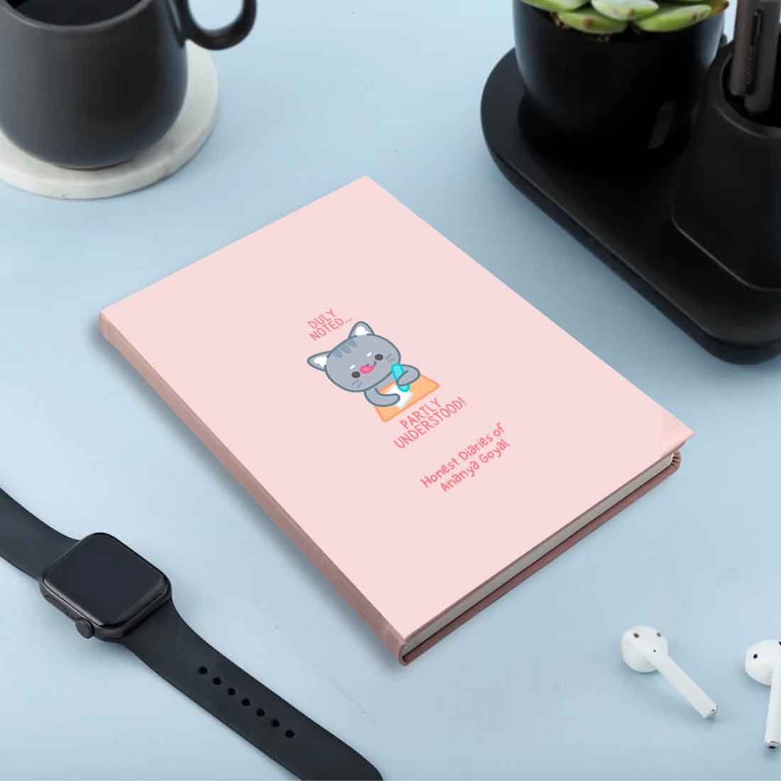 Nutcase Custom Diary with Name - A5 Size Hard Cover Diaries with Calendar & Planner - Image 5