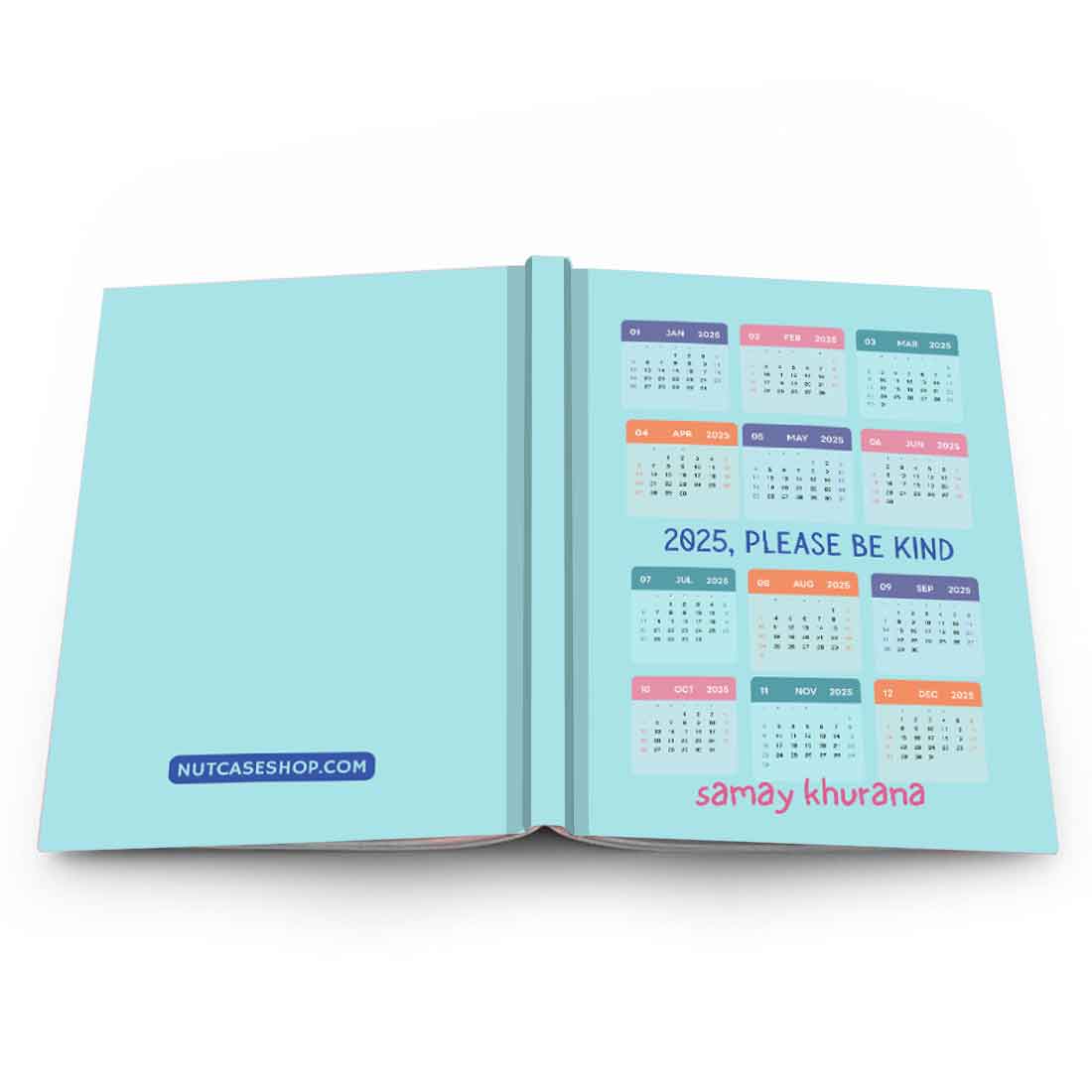 Nutcase Custom Printed Diary with Calendar & Planner A5 Size - Image 3