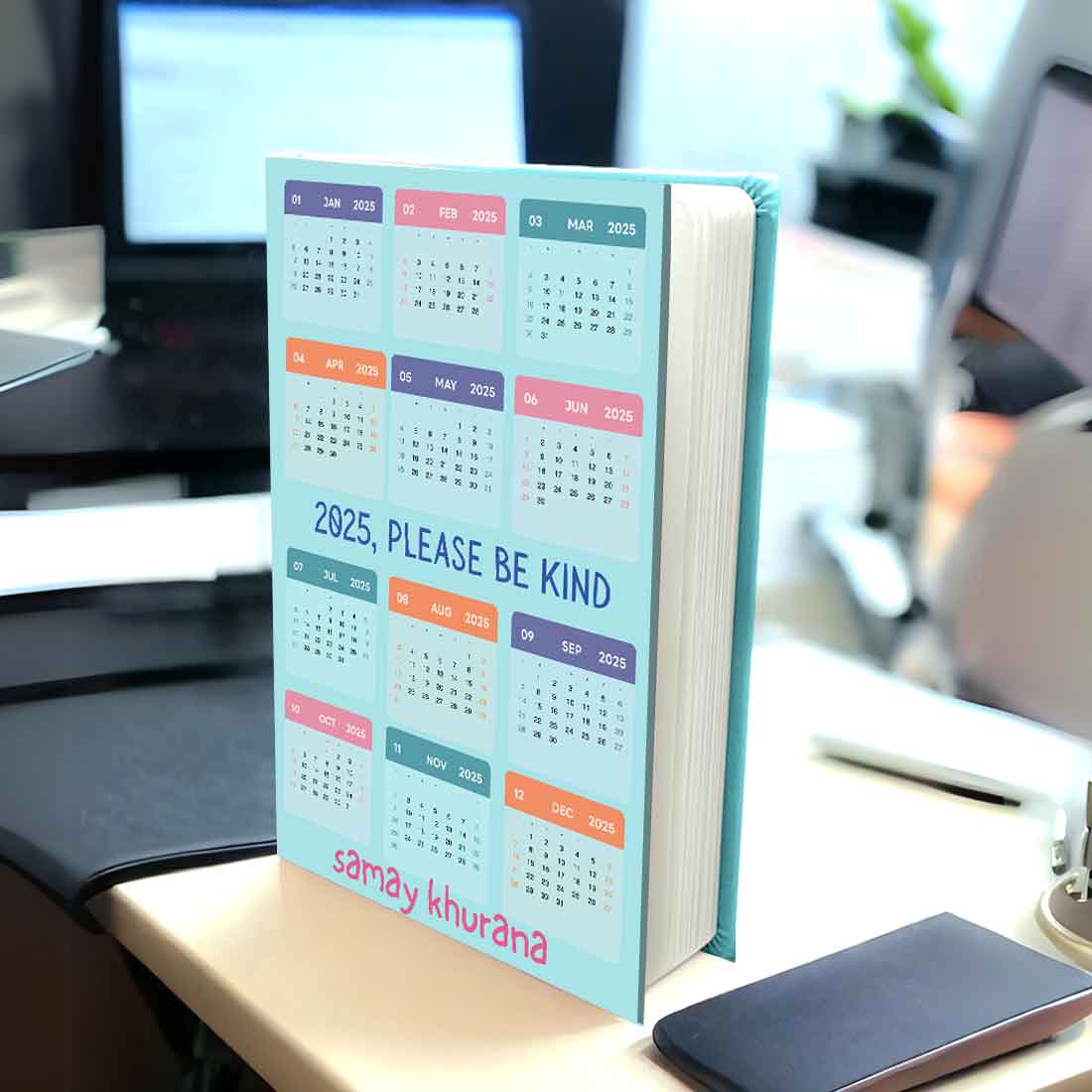 Nutcase Custom Printed Diary with Calendar & Planner A5 Size - Image 4
