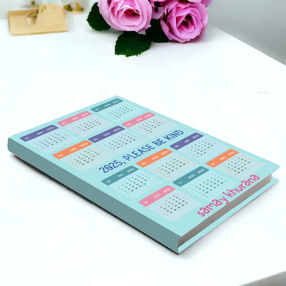Nutcase Custom Printed Diary with Calendar & Planner A5 Size - Image 6