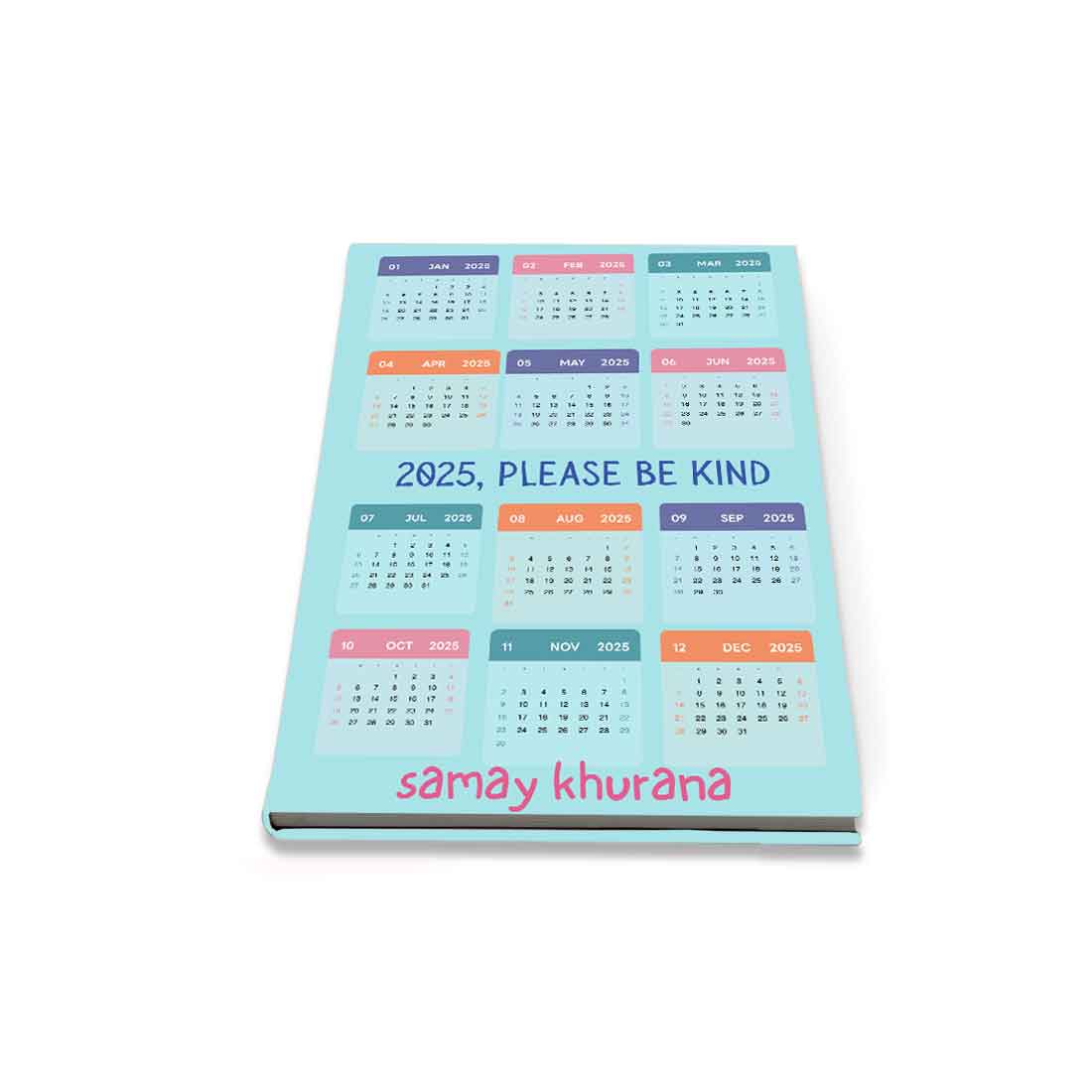 Nutcase Custom Printed Diary with Calendar & Planner A5 Size - Image 7