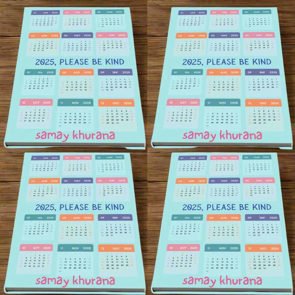 Nutcase Custom Printed Diary with Calendar & Planner A5 Size - Image 8