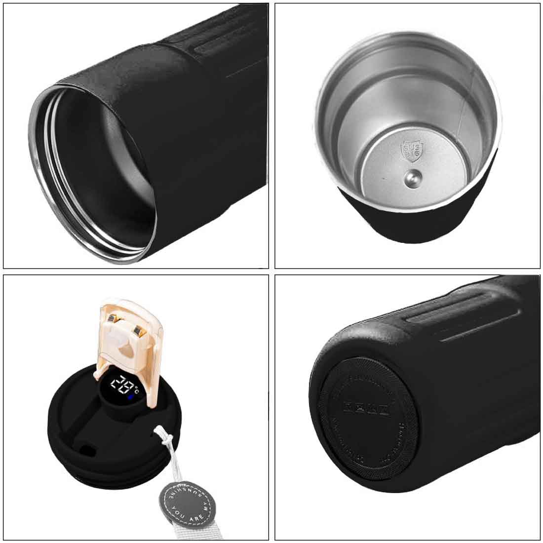 Nutcase Custom Travel Mug with Temperature Display-Made with 304 Stainless Steel-500ml - Image 11