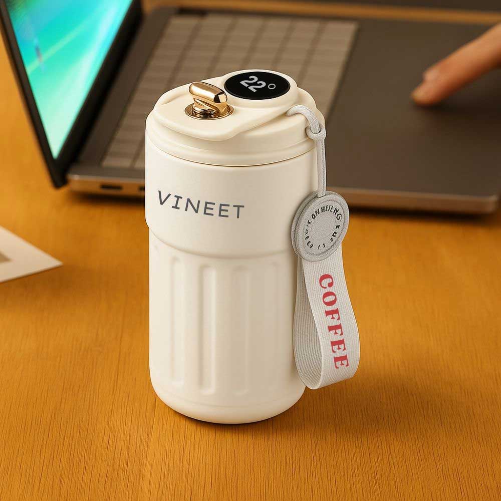 Nutcase Custom Travel Mug with Temperature Display-Made with 304 Stainless Steel-500ml - Image 4