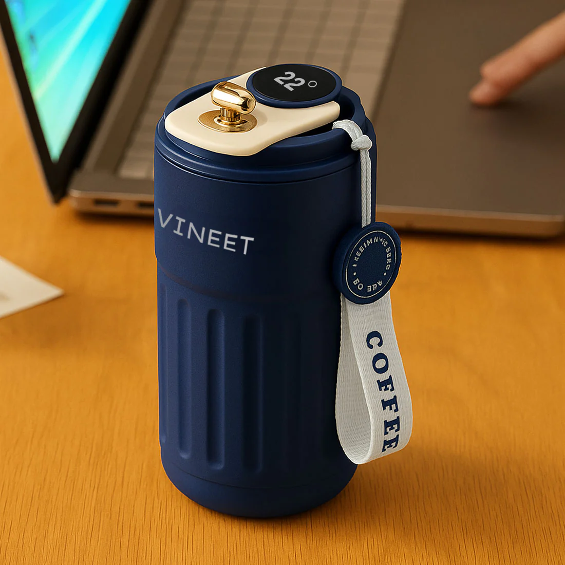 Nutcase Custom Travel Mug with Temperature Display-Made with 304 Stainless Steel-500ml - Image 5