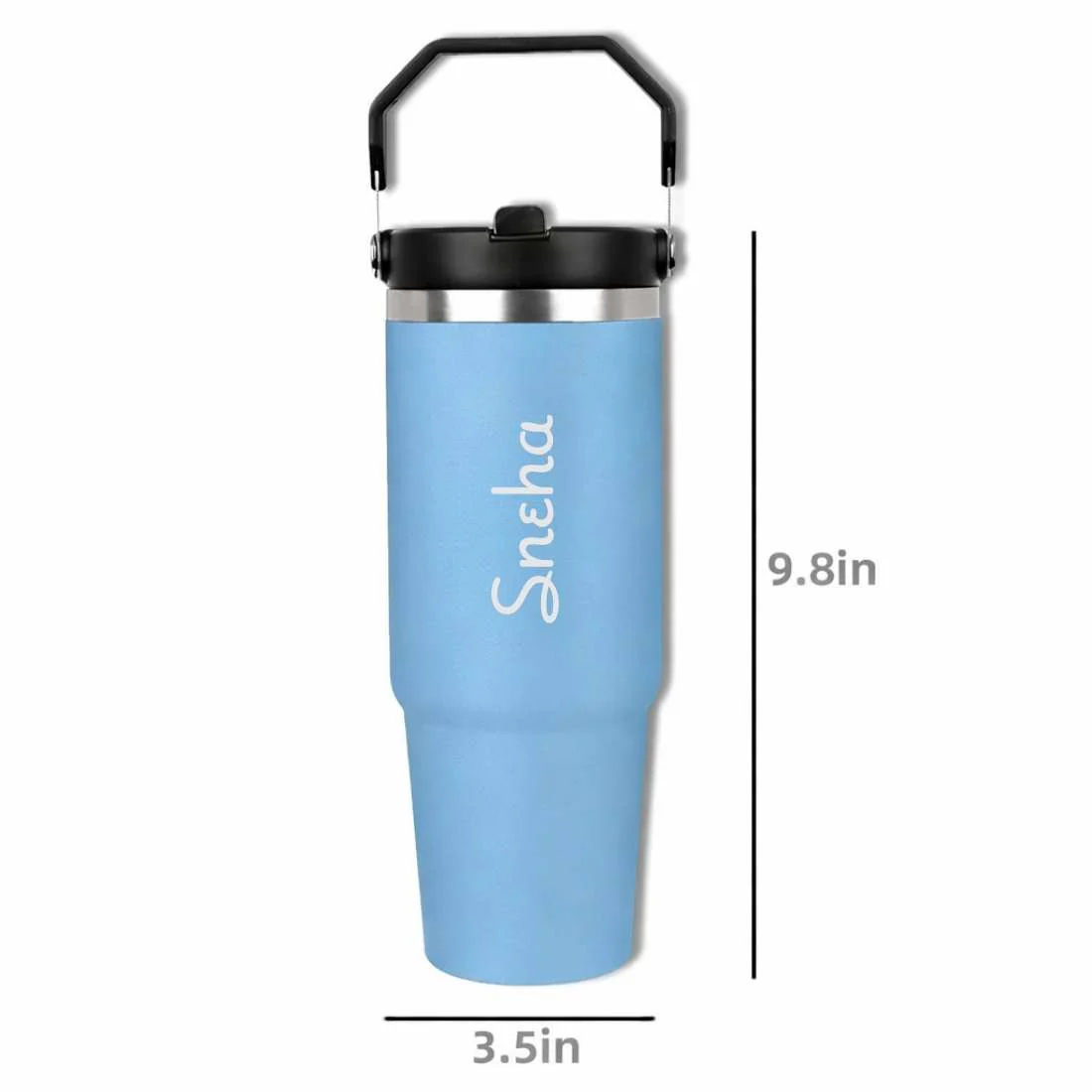 Nutcase Custom Tumblers with Straw and Handle 900ml - Double Wall Vacuum Sipper Bottle - Image 14