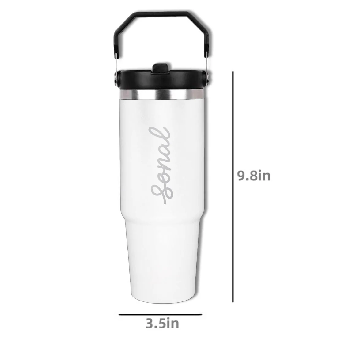 Nutcase Custom Tumblers with Straw and Handle 900ml - Double Wall Vacuum Sipper Bottle - Image 8