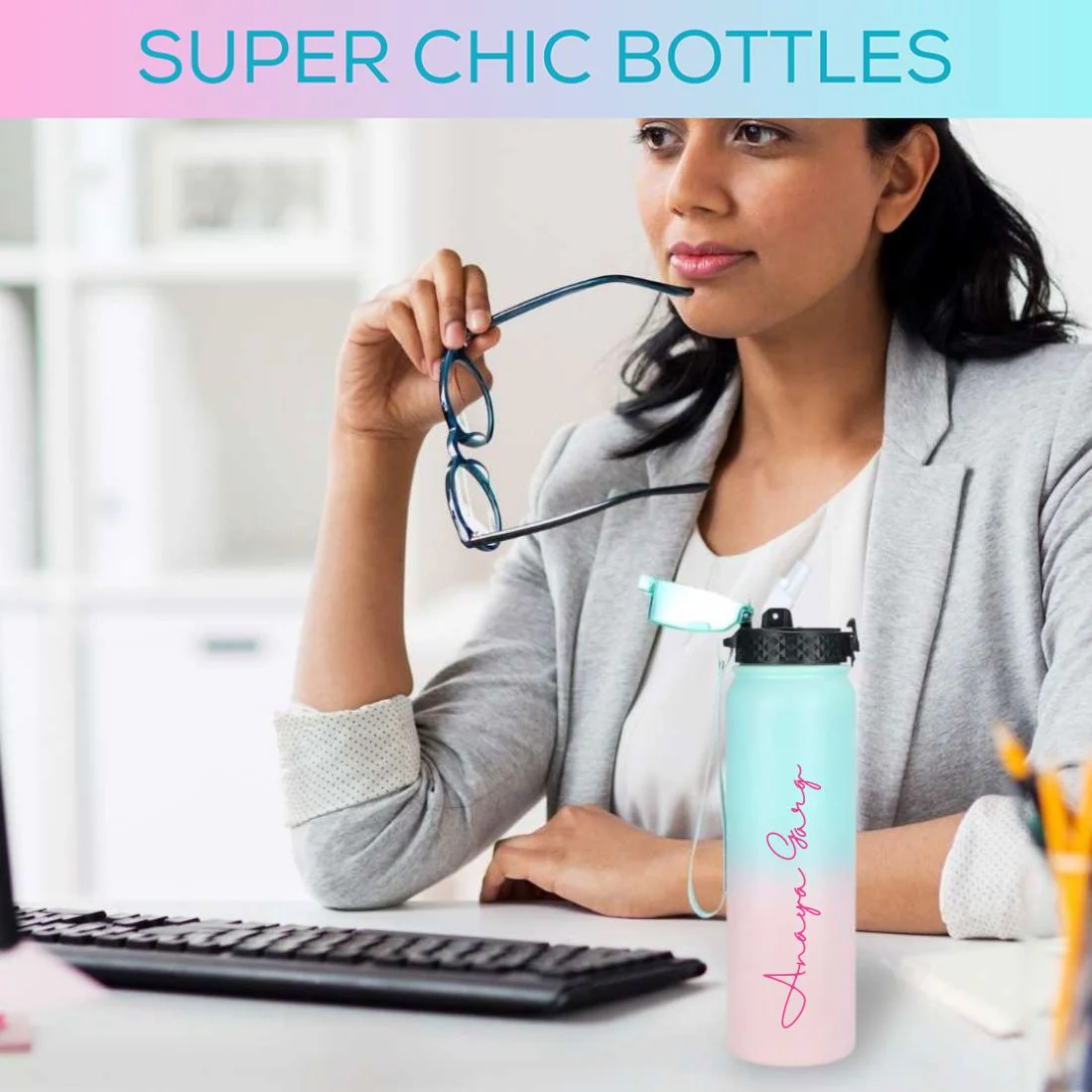 Nutcase Custom Water Bottles 600ml - 304 Stainless Steel Double Insulated Bottles - Image 4