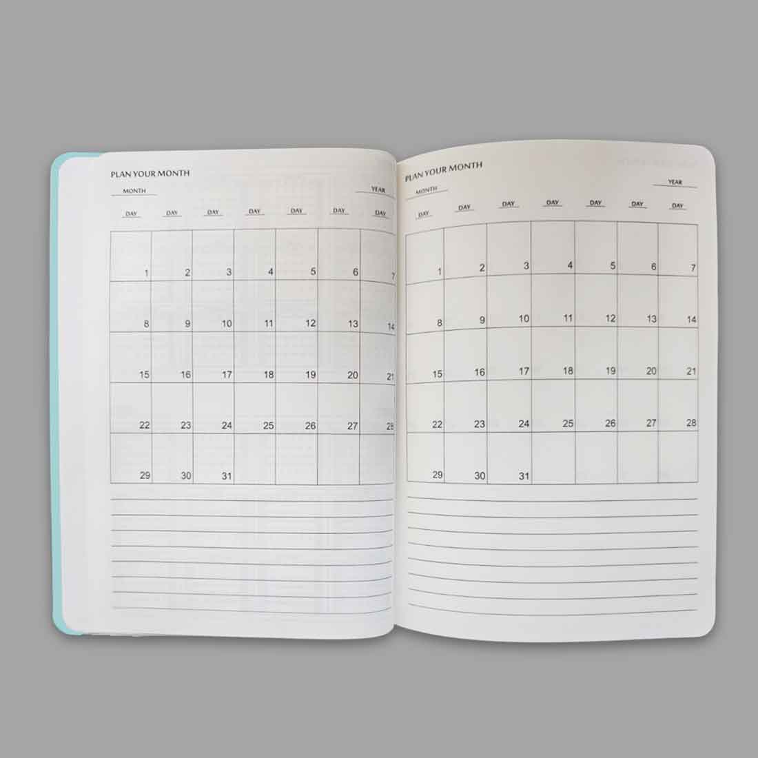 Customized Diary with Name A5 Size with Premium Hard Cover, Calendar & Planner - Image 24