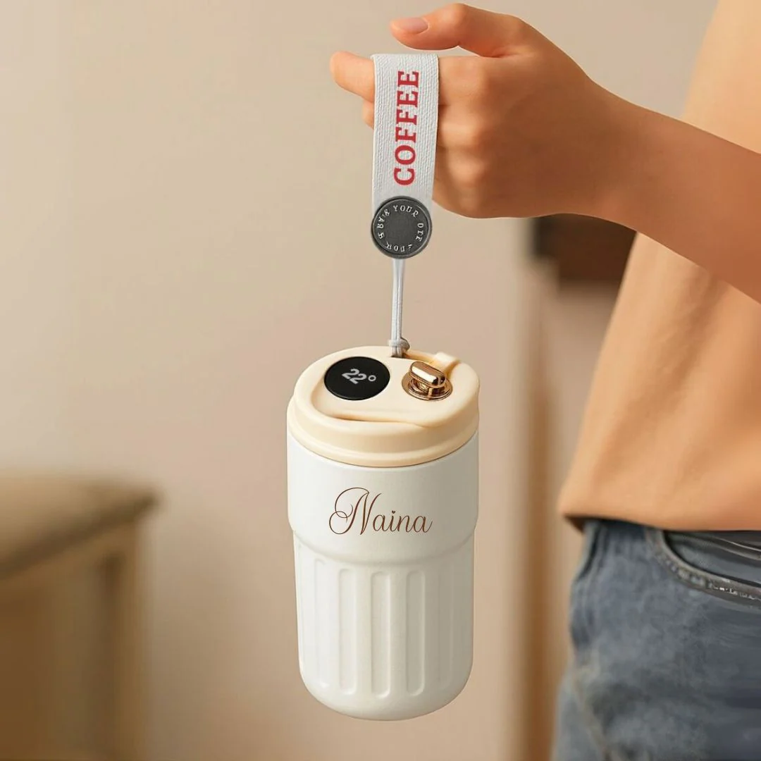 Nutcase Customized Insulated Coffee Mug - 500ml with Temperature Display | Made from 304 Stainless Steel - Image 12
