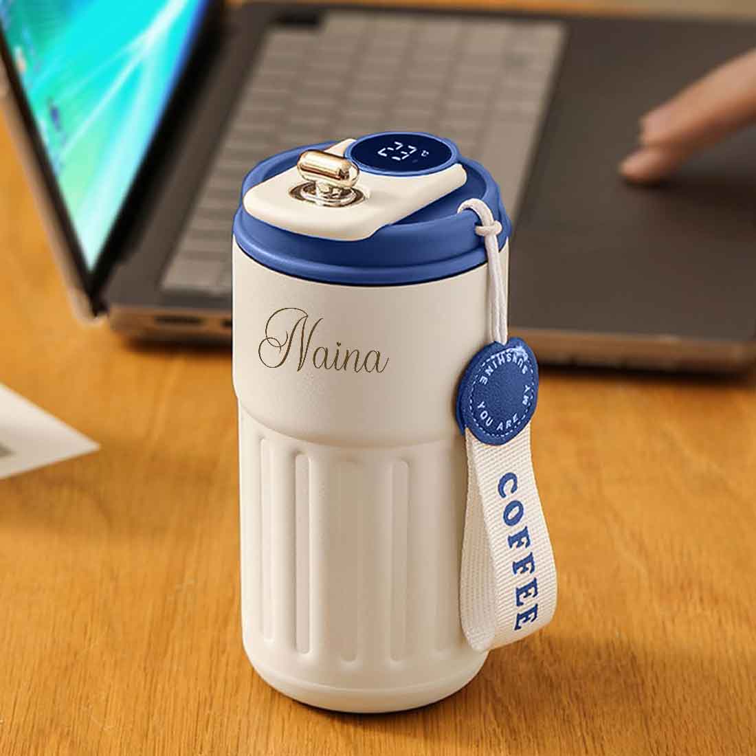Nutcase Customized Insulated Coffee Mug - 500ml with Temperature Display | Made from 304 Stainless Steel - Image 2