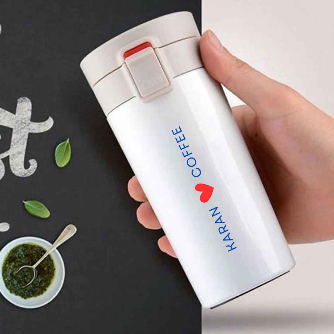 Nutcase Insulated Coffee Tumbler with Name - BPA Free 380ml Travel Coffee Mugs - Image 2