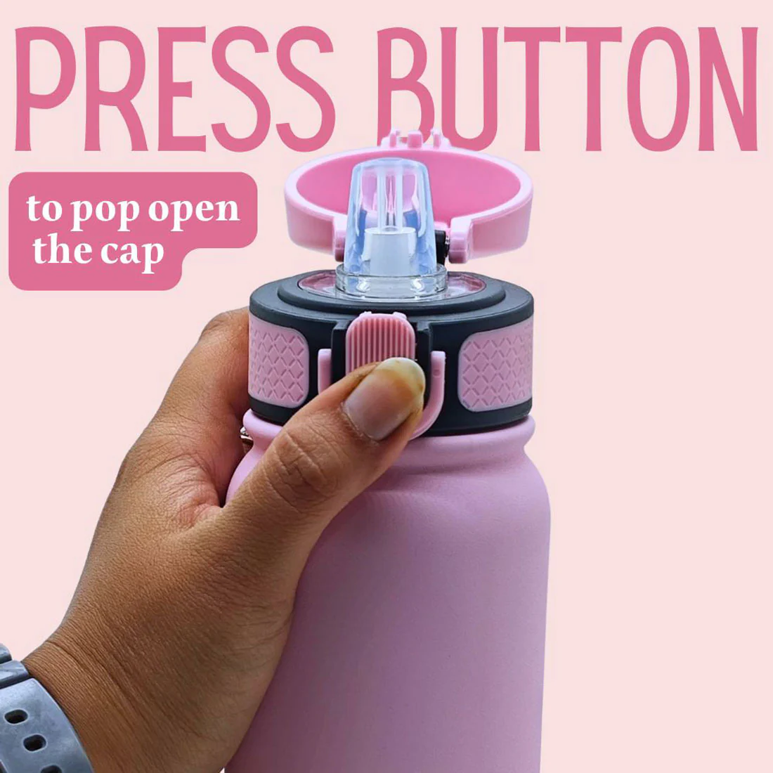 Nutcase Kids Water Bottle with Name – BPA-Free, Insulated Bottle with Spill-Proof Design - Image 4