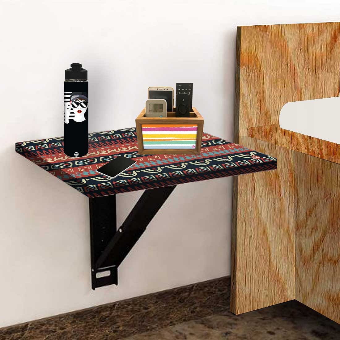 Wall Mounted Folding Bedside Table - Mexican Design - Image 5