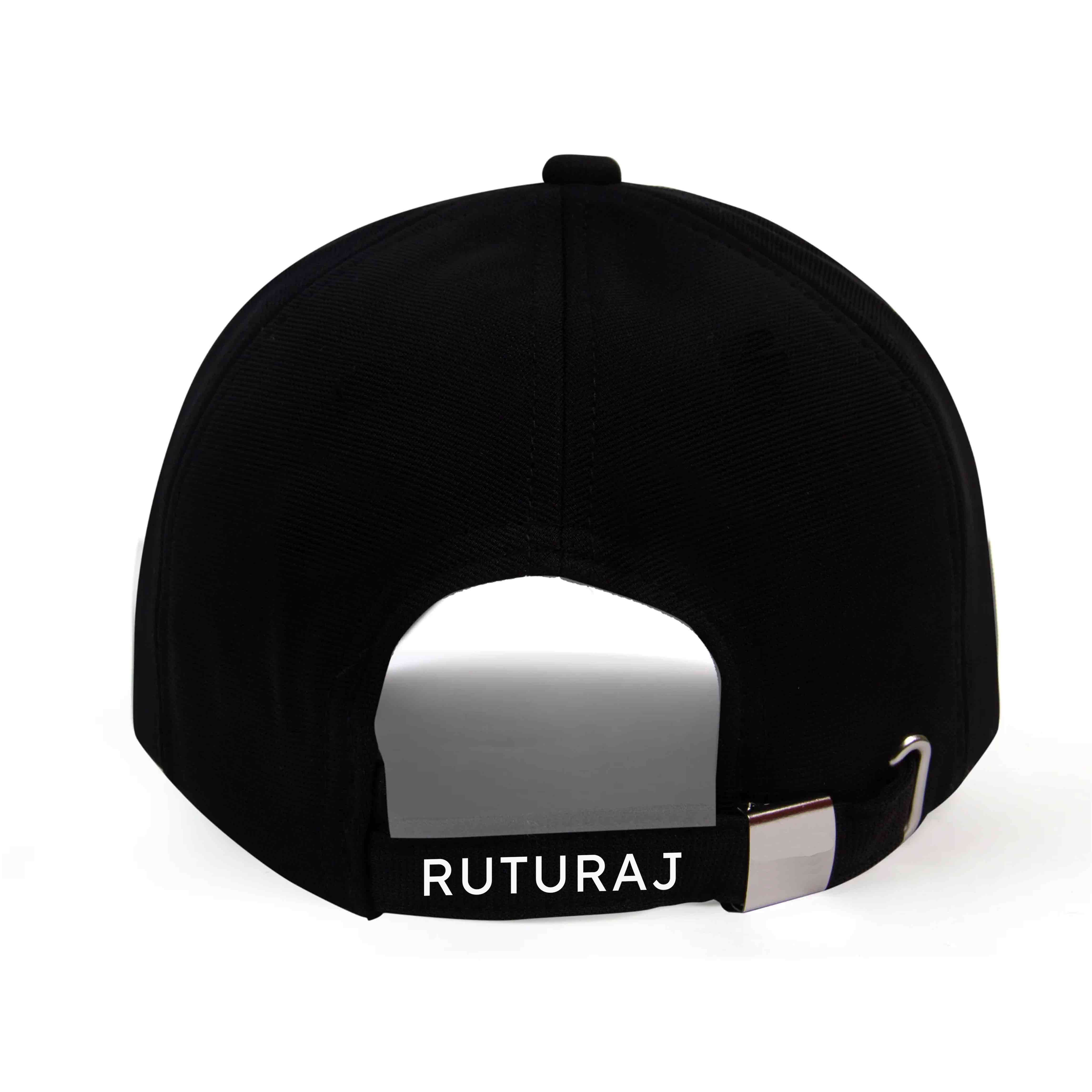 Nutcase Personalized Cap with Name - Black Cap - Image 8