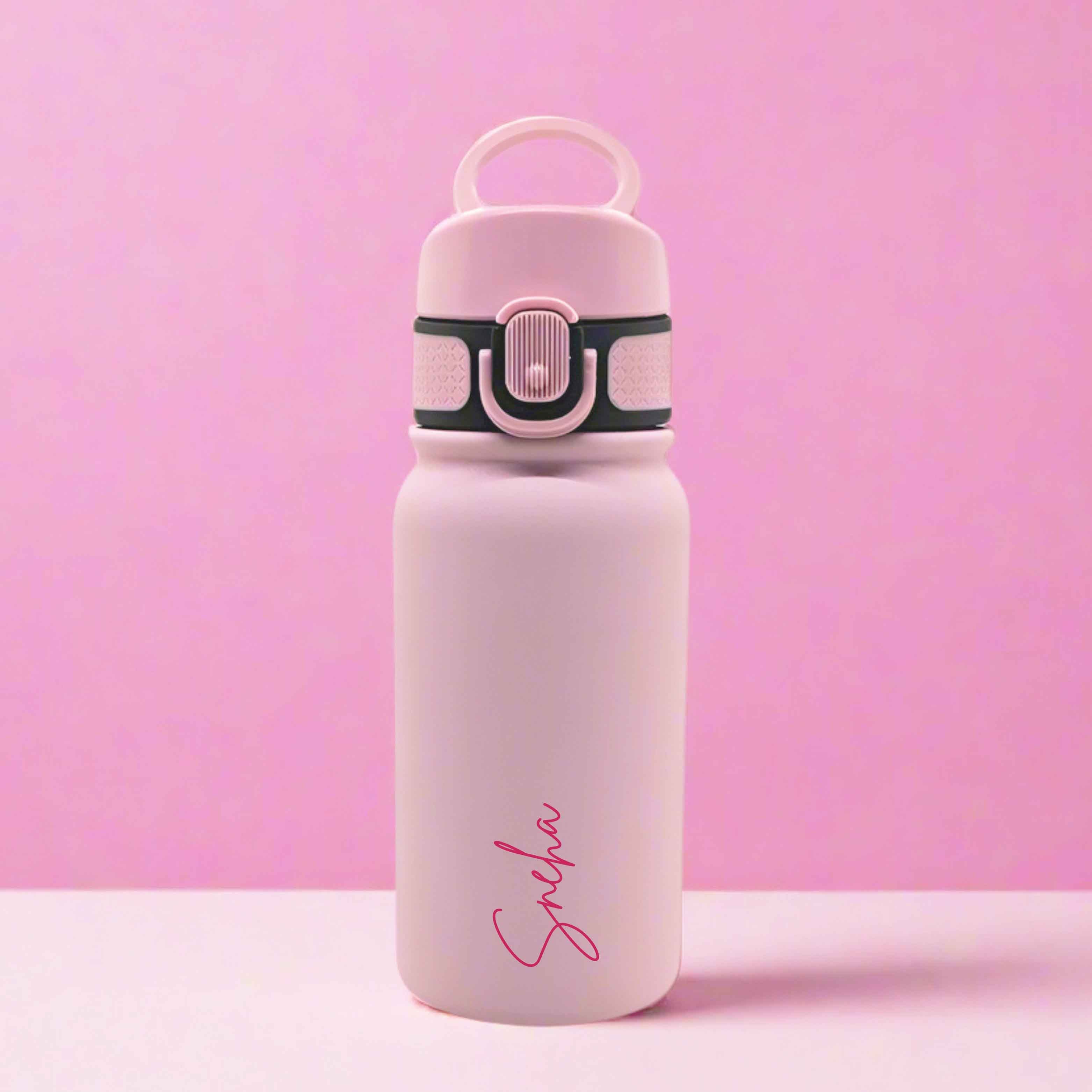 Nutcase Personalized Childrens Water Bottle Stainless Steel – BPA-Free, Insulated Bottle with Spill-Proof Design