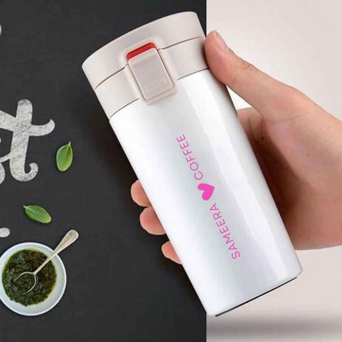 Nutcase Personalized Coffee Travel Mug with Lid-380ml BPA Free Coffee Tumbler - Image 2