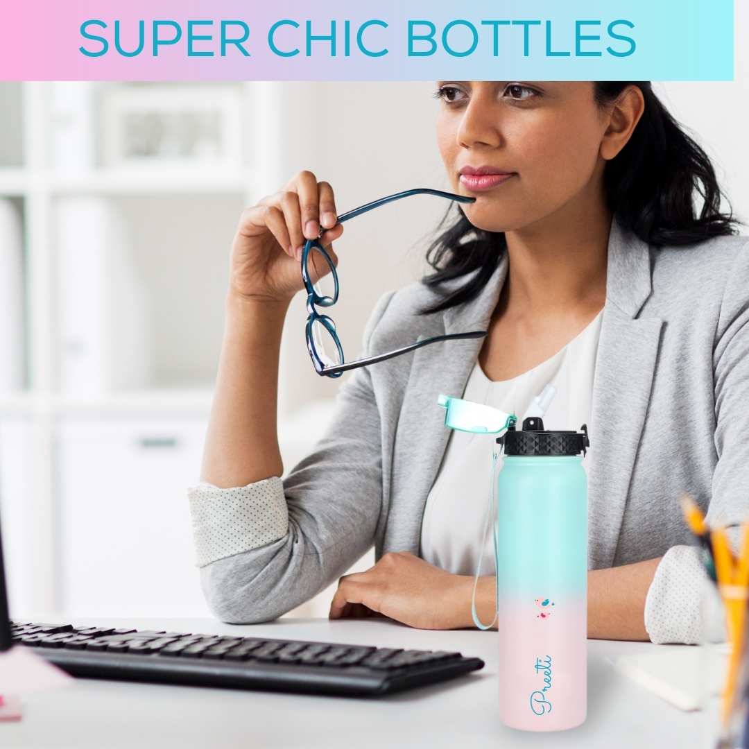 Nutcase Personalized Insulated Water Bottles - 600ml Premium 304 Stainless Steel Sipper Bottle - Image 9
