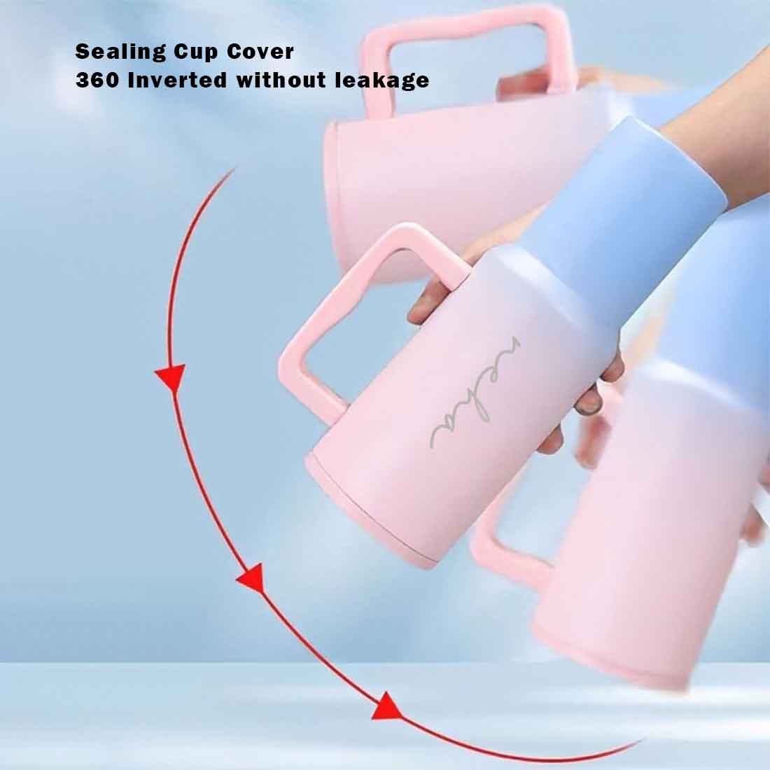 Nutcase Personalized Travel Mug with Lid and Straw for Water, Drinks Large Travel Cups 1200ml - Image 14