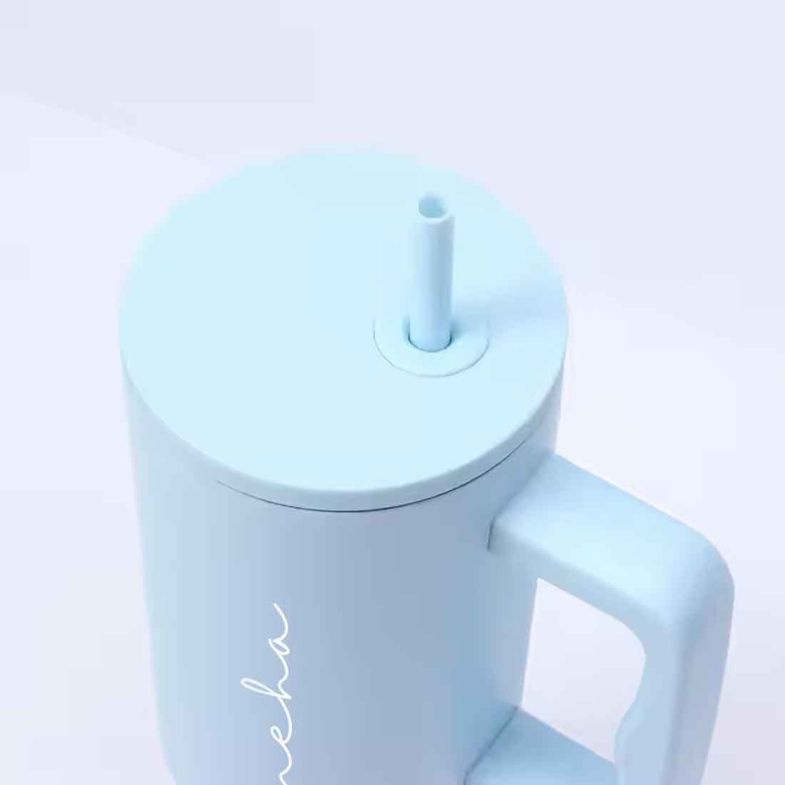 Nutcase Personalized Travel Mug with Lid and Straw for Water, Drinks Large Travel Cups 1200ml - Image 19