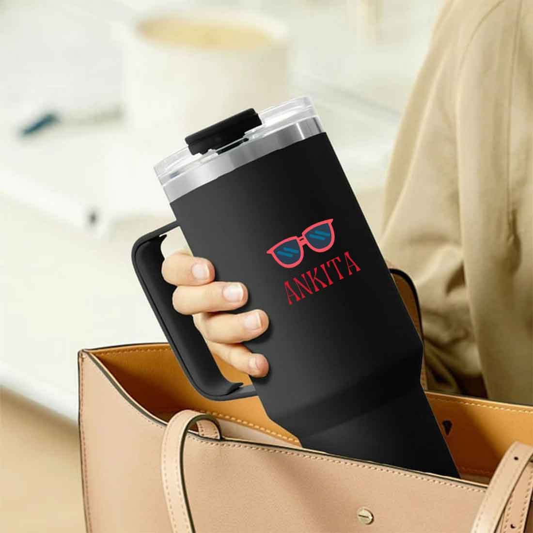 Nutcase Personalized Tumbler Large Insulated Travel Mug 1200ml - Image 3