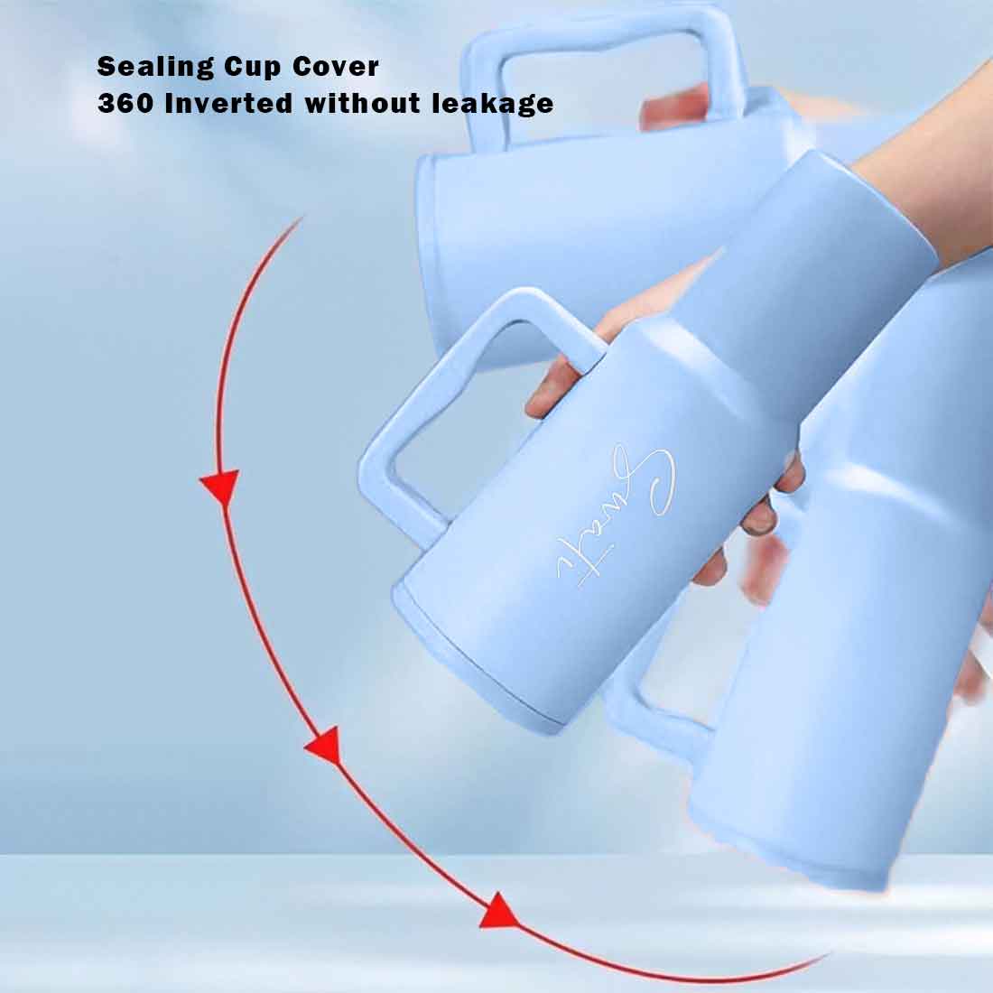 Nutcase Personalized Tumbler with Straw and Lid - Insulated Vacuum Travel Flask 1200ml - Image 16