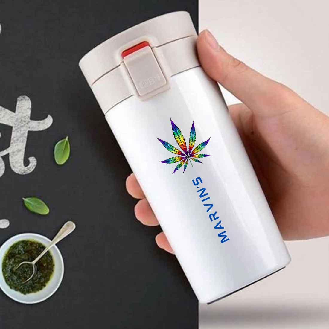 Nutcase Thermal Insulated Travel Mug with Name 380ml BPA Free Coffee Tumbler - Image 2