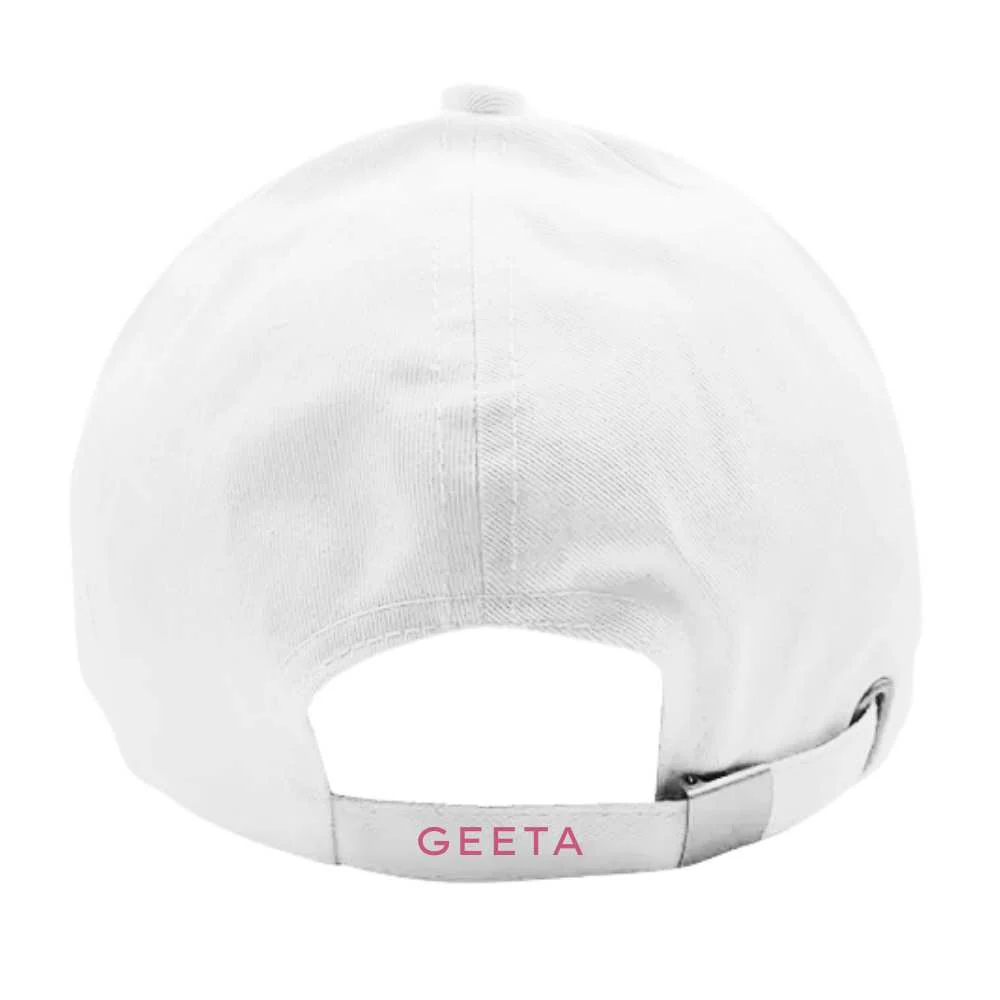 Nutcase White Cap - Custom Cap with Initials - Image 6