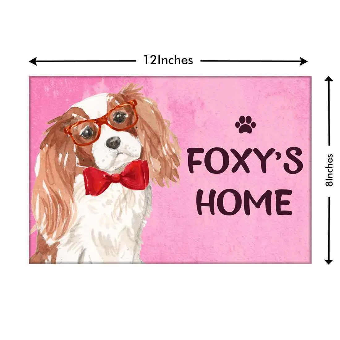 Customized Dog Name Plate - Beware Of Dog Sign - Charles Spaniel - Image 3