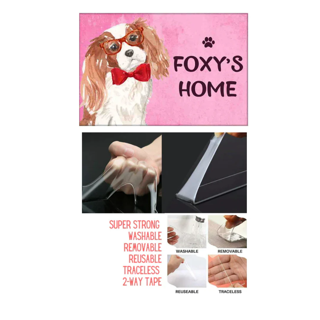 Customized Dog Name Plate - Beware Of Dog Sign - Charles Spaniel - Image 5