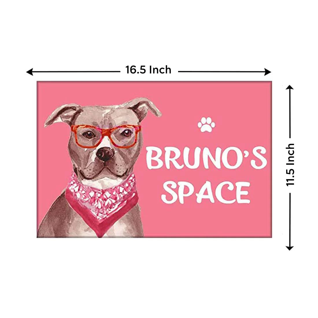 Creative Dog Name Plate - Beware Of Dog Sign - Hipster Terrier 2 - Image 4