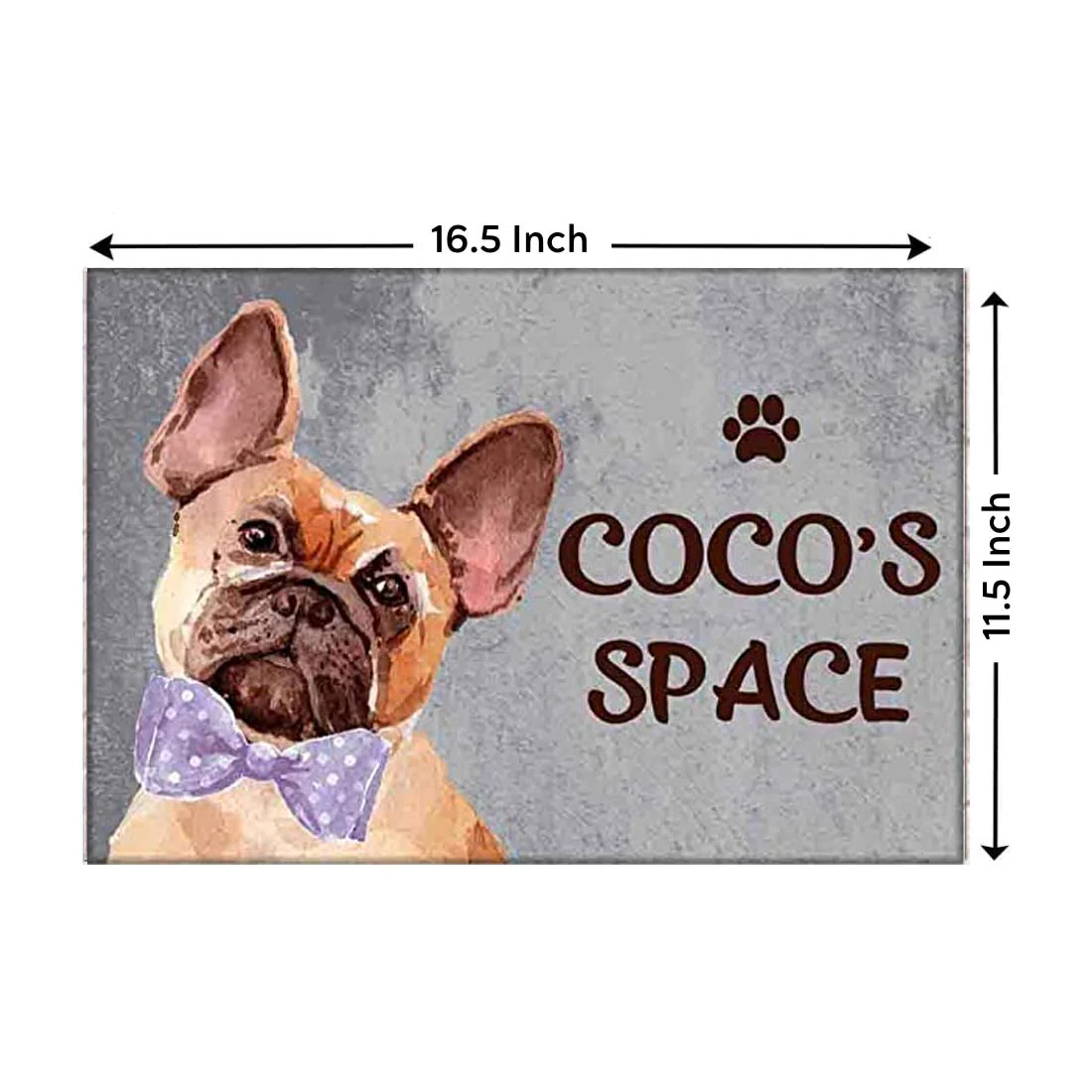 New Creative Dog Name Plate - Beware Of Dog Sign - French Bulldog - Image 5