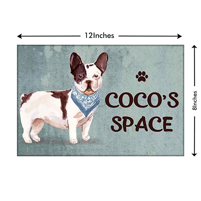 Outdoor Customized Dog Name Plate - Beware Of Dog Sign - French Bull Dog - Image 3