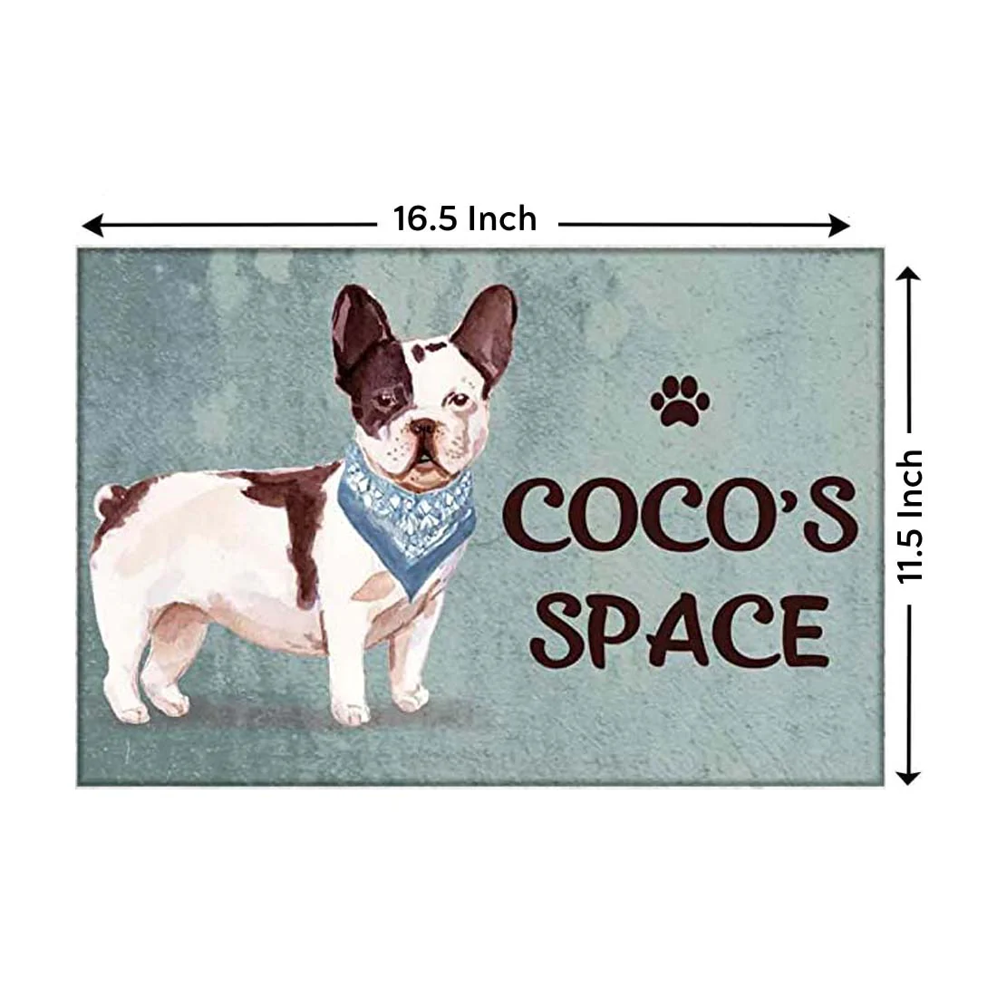 Outdoor Customized Dog Name Plate - Beware Of Dog Sign - French Bull Dog - Image 5