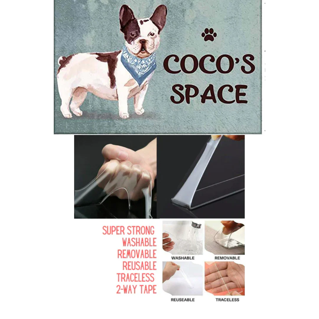Outdoor Customized Dog Name Plate - Beware Of Dog Sign - French Bull Dog - Image 6