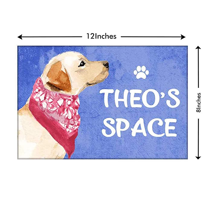 Personalized Dog Door Name Plate - Beware Of Dog Sign - Labrador - Image 3