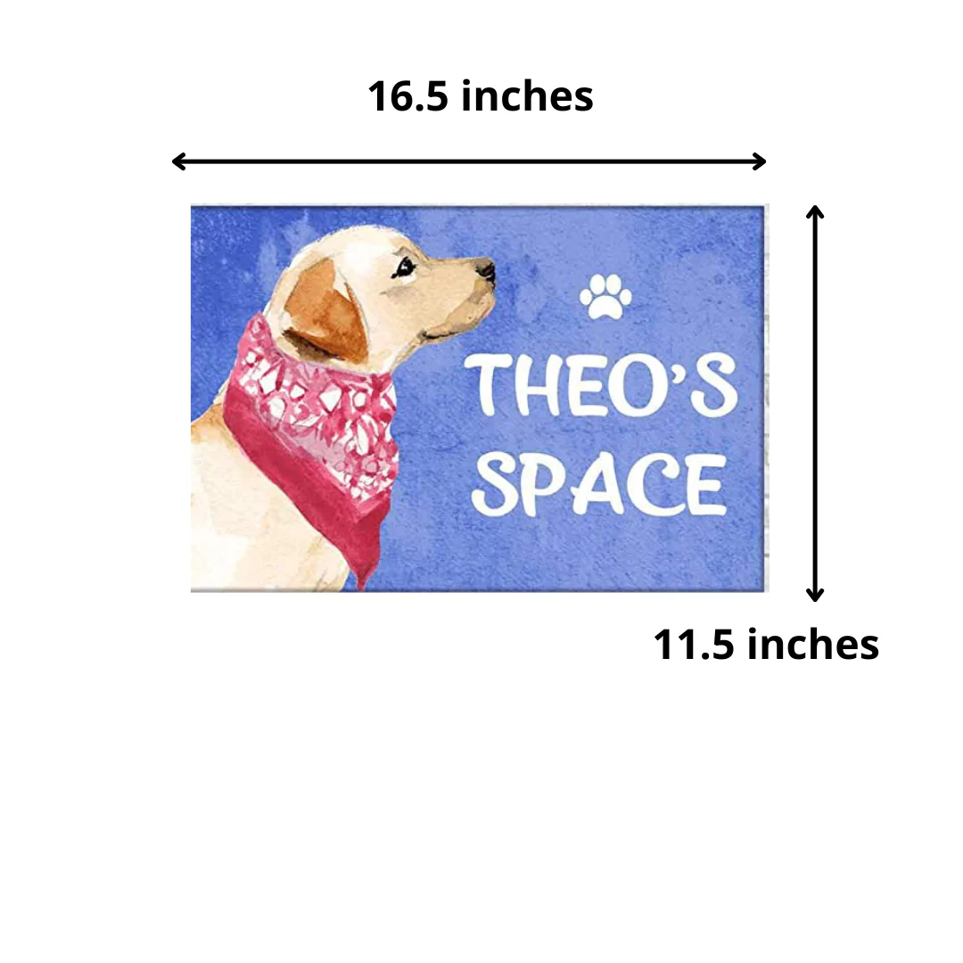 Personalized Dog Door Name Plate - Beware Of Dog Sign - Labrador - Image 6