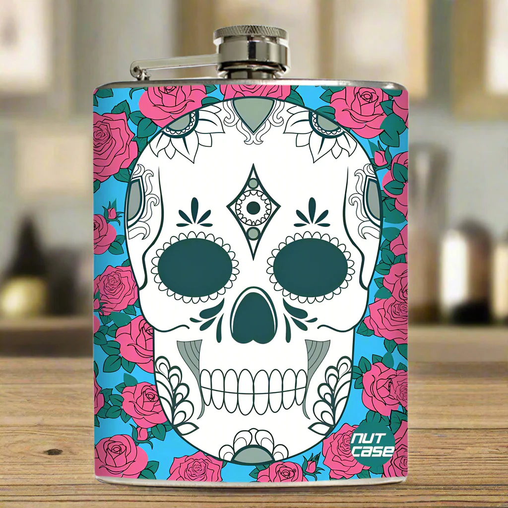 Hip Flask  -  Skull'N'Roses - Image 2