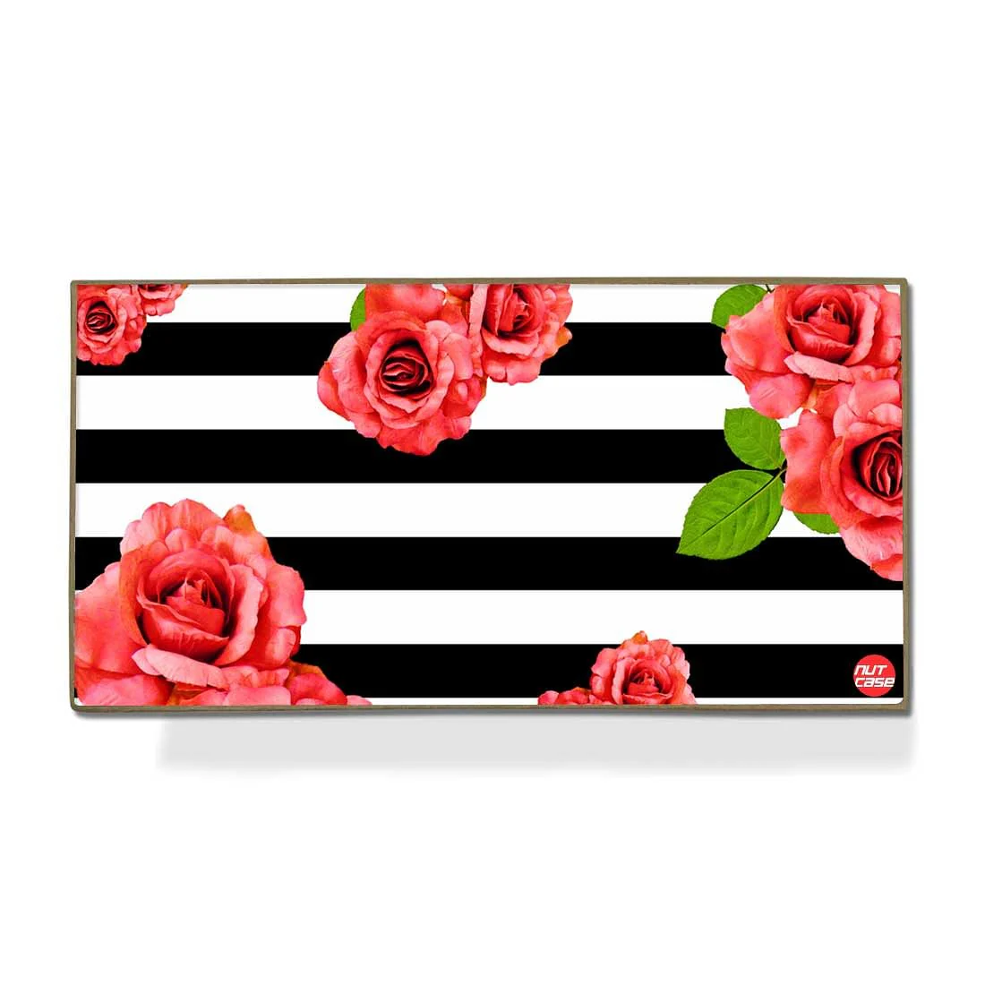 Stationery Kit Desk Organizer Memo Notepad - Floral Stripes - Image 2