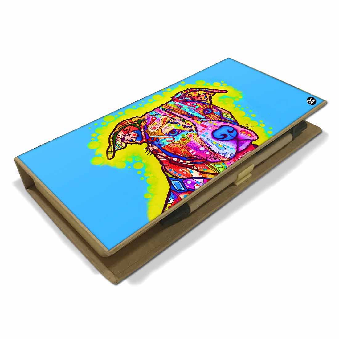 Stationery Kit Desk Organizer Memo Notepad - Dog Lab Love - Image 3