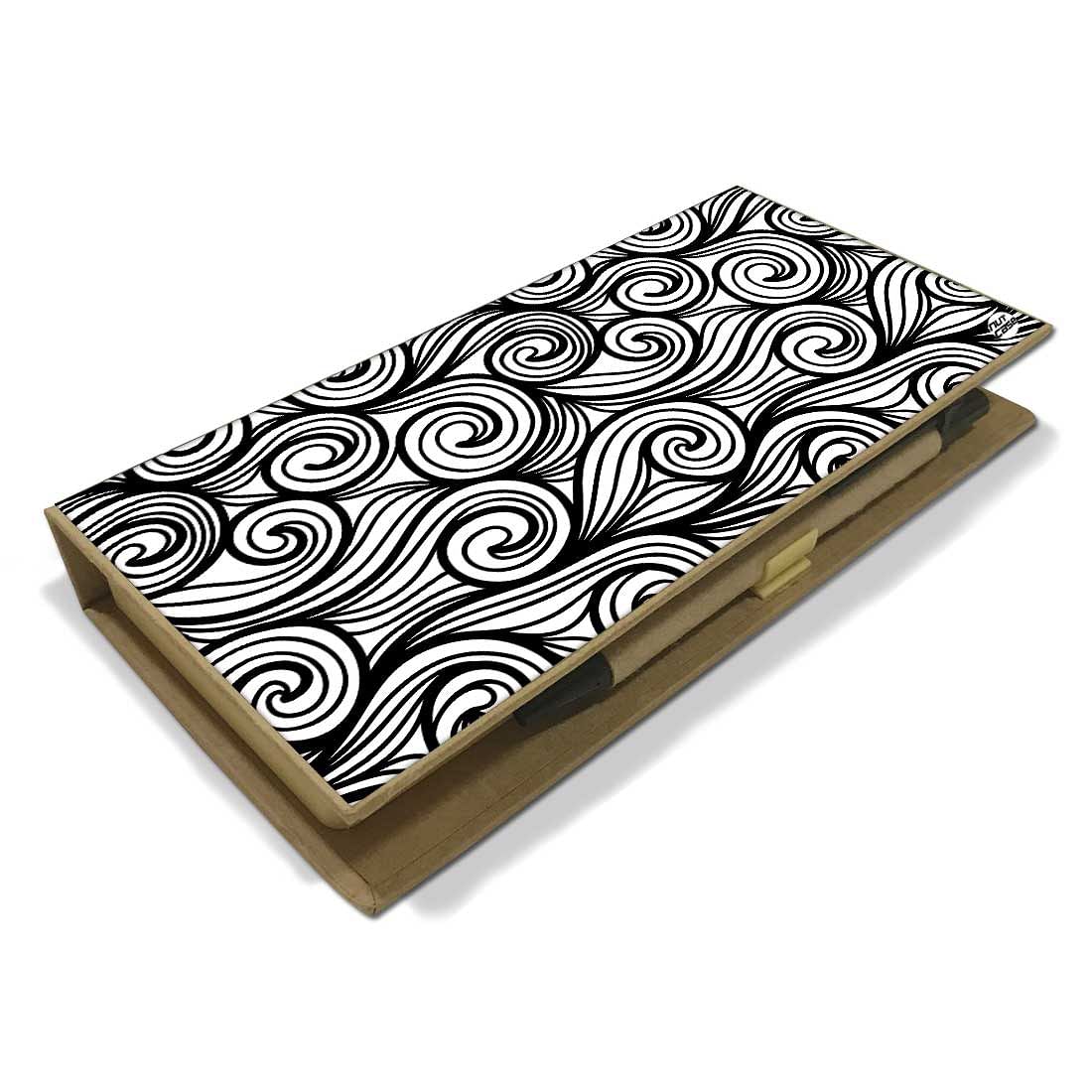 Stationery Kit Desk Organizer Memo Notepad - Black Sea - Image 3