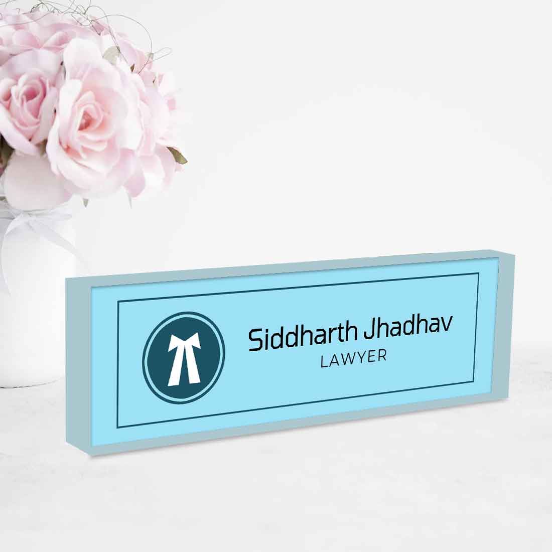 Office Desk Name Plate for Lawyer – Professional Desk Name Plate - Image 11