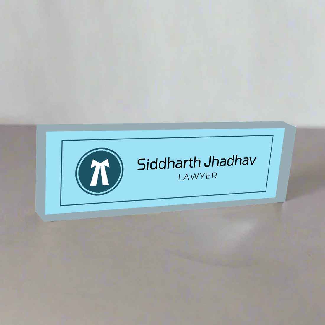 Office Desk Name Plate for Lawyer – Professional Desk Name Plate - Image 13