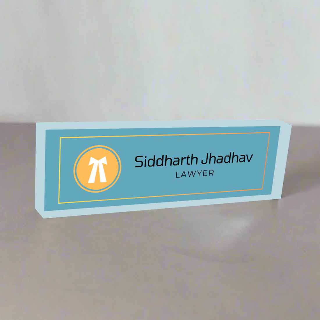 Office Desk Name Plate for Lawyer – Professional Desk Name Plate - Image 8