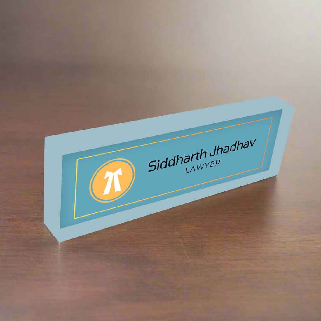 Office Desk Name Plate for Lawyer – Professional Desk Name Plate - Image 9