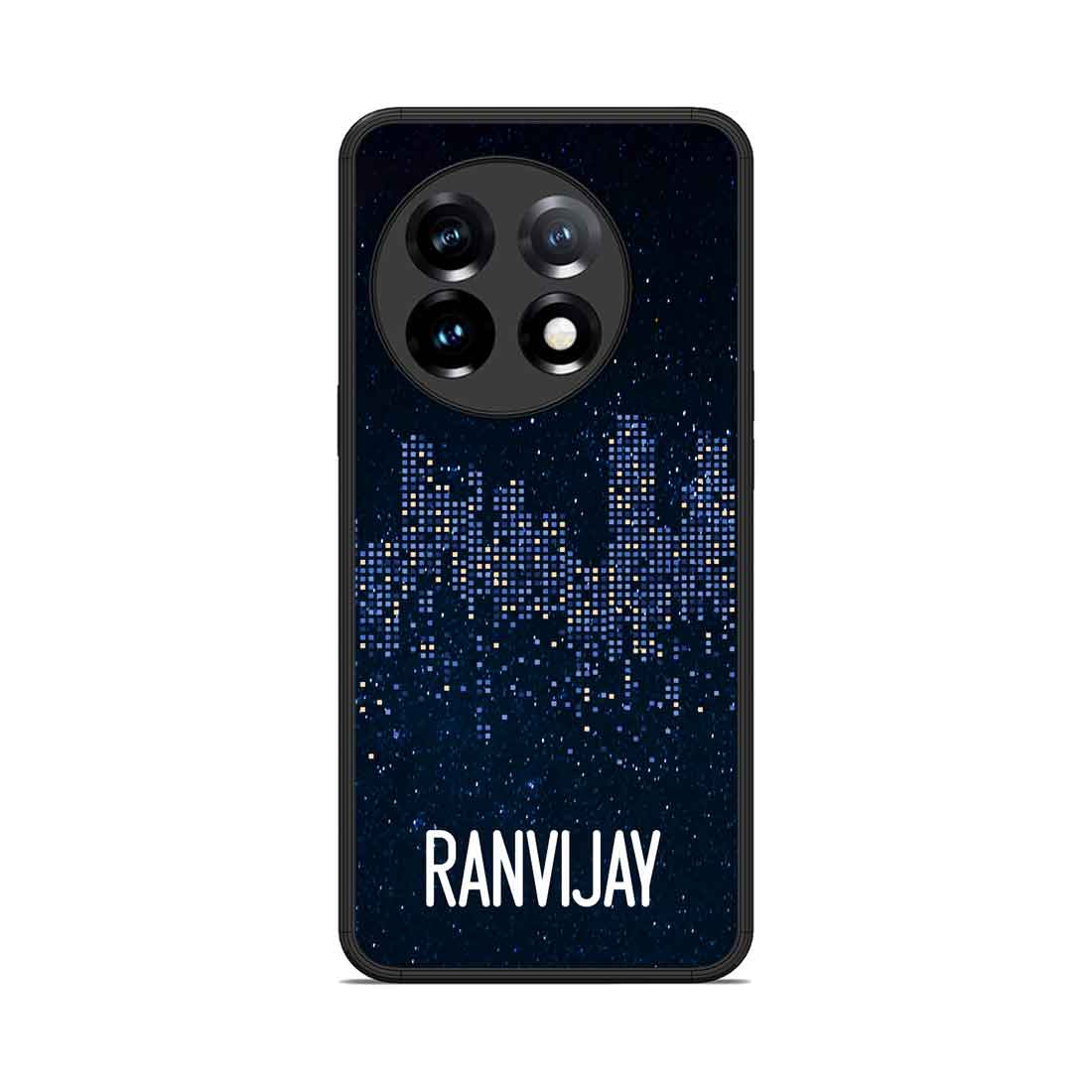 One Plus 11 Back Cover with Name Customized Design One Plus Mobile Cover - City - Image 2