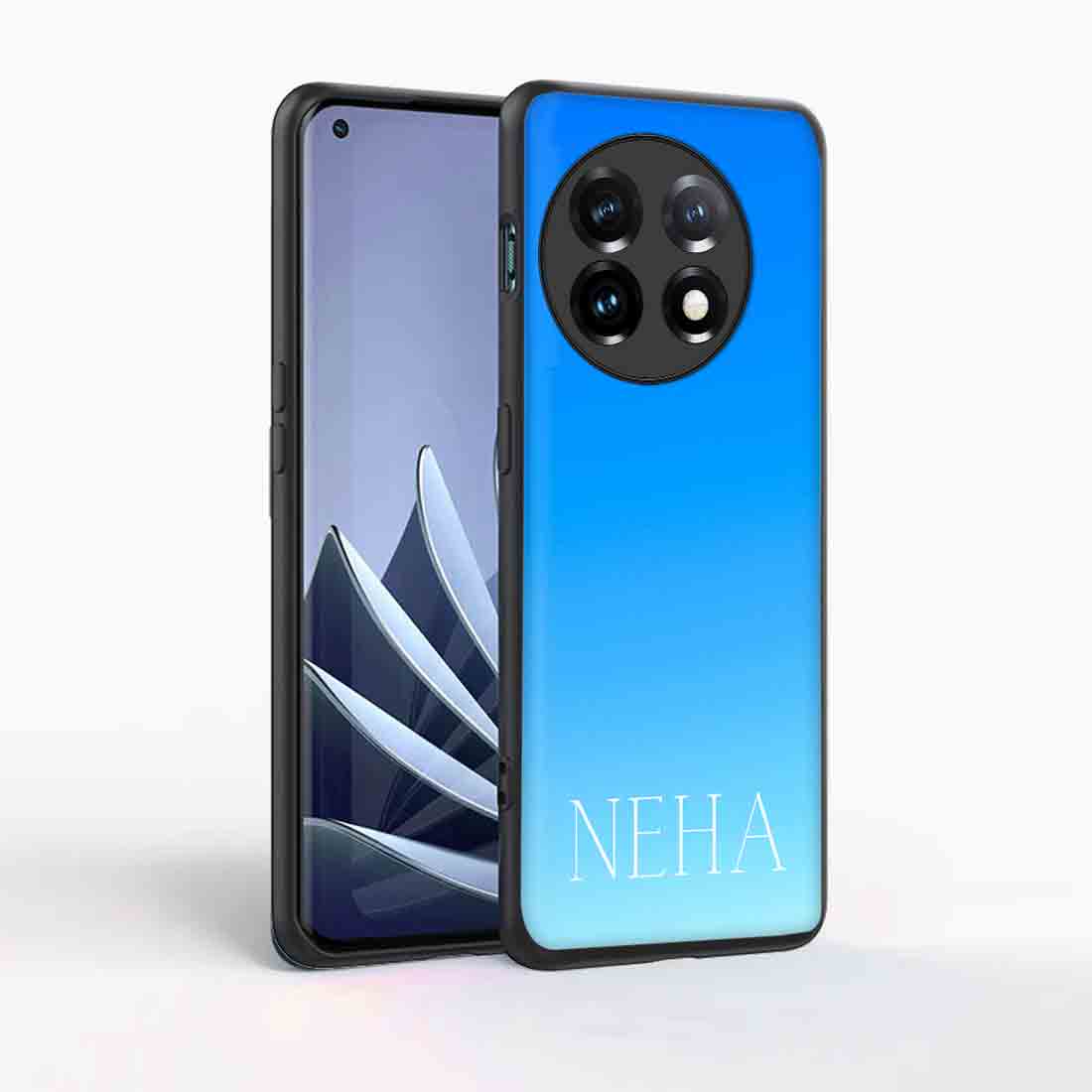 One Plus Mobile Back Cover Custom One Plus 11 Case with Name Mobile Cover - Gradients - Image 4